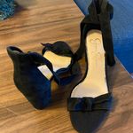 Jessica Simpson Black Strappy Tie Heels Photo 1