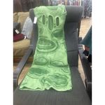 House of Sunny US 8 M Galaxy Hockney Dress Green Soft Sweater Maxi Cut‎ Out Size M Photo 2