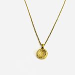 Michael Kors  Women's Gold Plated Pave Crystal Disk Necklace Photo 4