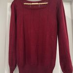 Amazon  Long Sleeve Sweater Burgundy Photo 0