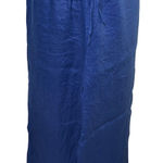 Hill House Coastal Wide Leg Cropped Linen Pants Navy  Home Women M Photo 0