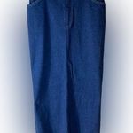 Ellen Tracy Vintage 90s Style Denim Maxi Skirt with Slit - 90s Chic Collection Photo 0