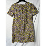 Michael Kors Michael Kors Geometric Gold and Purple Short Sleeve Dress Size S Photo 1