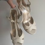 Beige Funky High Heeled Platforms Tan Size 8 Photo 3