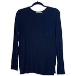 Alexander Wang T by Black Pocket Crewneck Long Sleeve Tee Photo 0