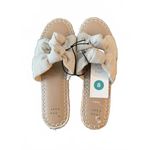 A New Day NEW Target Women's Sandals Size 8 Slip On Shoes Beige Metallic Summer Photo 3