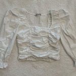 ZARA women’s  white poplin top Photo 0