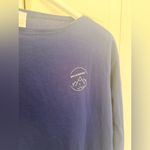 Lululemon  Breckenridge Colorado Bright Blue Long Sleeve Pima Cotton Top Size 8 Photo 2