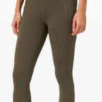 Lululemon  Time To Sweat Crop 23" Size 6 - Dark Olive Photo 0