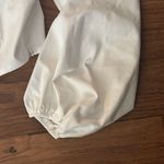 SheIn  pirate Renaissance fair corset Elegant White Puff Sleeve Top stretch Photo 3