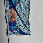 Johnny Was  Blue Koi Fish Crop Pull On Pants Size Small NWOT Photo 5