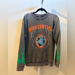 Akira  Charcoal Crewneck Top Photo 3
