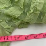 Anthropologie  Dolan puff ruffle sleeve top lime green sz XS Photo 3