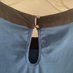 Eshakti  Blue Black Colorblock Blouse Top Long Sleeve Women's Plus Size 2X/20W Photo 4