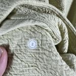 Lululemon Textured Crewneck Sweater Pullover Dew Green Oversized Sweatshirt SZ 2 Photo 6