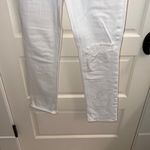 Paige Sarah Slim in White Frost Destructed jeans Photo 4