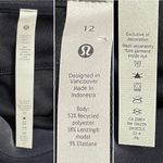 Lululemon Softstreme Oversized Cropped Crew Sweatshirt Black Size 12 Athleisure Photo 9