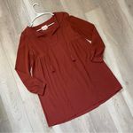 Sézane Sezane Silk Dress tunic shift womens Red (size 36) boho folk feminine minimalist Photo 0