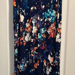 a.n.a . 2X Navy Print Maxi Skirt Photo 0