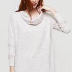Lou & grey Signature Soft Cowl Neck Heather Gray Pullover Tunic Sweatshirt,M Photo 0