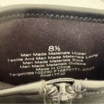 A New Day  Black Leather Stretch Block Heel Boots Size 8.5 Photo 4