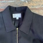 Vintage Paniz Blazer Style Dress with Zipper Details ~ Size Medium 💚🍄 Black Photo 6