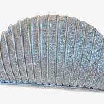 Nina Astor Silver Sparling Clutch Evening Bag Photo 3