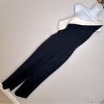 Alexia Admor  Ember One Shoulder Navy White Jumpsuit Size 4 Photo 2