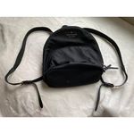 Kate Spade Nylon Mini Backpack Leather Straps 3 Sections Travel Career GUC Photo 1