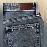 Hollister  Studded Acid Wash Button Fly Distressed High-Rise Shorts Y2K Size 25 Photo 6