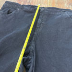 Universal Standard  Women’s Black Ankle Zipper Jeans Size 24 Grunge Goth Photo 10