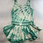 Vtg 90s In Gear L Large Tunic Top Dress Tie Dye USA Whimsy Fairycore Balletcore Green Photo 1