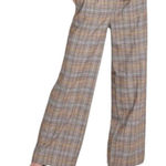 A New Day  Plaid Belted High Waisted Wide Leg Trouser Pants Photo 0