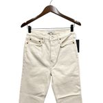 RE/DONE  Orginals 90s High Rise Ankle Crop in Vintage White size 27 NWT Photo 5