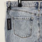 BLANK NYC NWT The Madison Cropped High Rise Distressed Denim Blue Jeans Size 32 Photo 7
