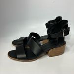 Vince ‎ black leather strappy sandals size 10 Photo 3