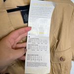 Dialogue  Women's Beige Linen Blend Belted Button Down Shirt Jacket Size M Photo 5