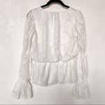 Elizabeth and James  Peplum Top Marshmallow Size XS Photo 12