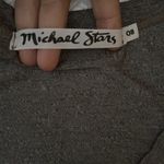 Michael Stars  Heathered Brown Flowy Tank Top Size OS Photo 3