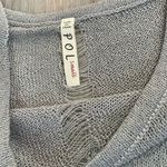 POL NWOT Sheer Knit Tank – Grey Size Small Photo 5