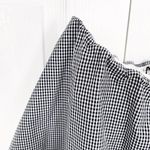 Babaton  Artizia Eckered Poplin Gingham Plaid Tube Top Blouse Photo 3