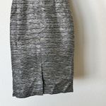 NWT THEIA 2 Metallic Striped Sheath Sleeveless Dress Photo 3