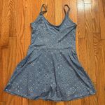 JoyLab  Blue Bandana Pattern Tennis Athletic Dress Photo 2