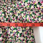 H&M Floral Square Neck Puff Sleeve Top XL Photo 4