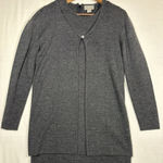 Nordstrom 2 Pc Acrylic Wool Blend Gray Sweater Dress Women’s M Winter Photo 0