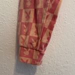 Playboy Pink Two-Tone Checkered Logo Long Sleeve Crop Top Sweatshirt Style Size Photo 4