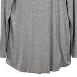 Zenergy by Chico’s Gray Knotted Sweatshirt Deep Cowl Neck size 2 or US 12 Womens Photo 10