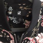 Iz Byer Floral Print Bomber Jacket Photo 2