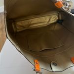 Ralph Lauren  Orange Hanway Leather Cork Shopper Tote Bag Photo 6