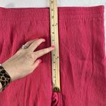 Trina Turk  Sz S Genie Bright Pink Front Slit Lounge Pants Gauze Beachy Vacation Photo 8